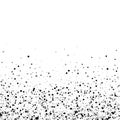 Dense black dots. Royalty Free Stock Photo