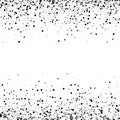 Dense black dots. Royalty Free Stock Photo