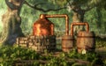 Moonshine Still Royalty Free Stock Photo