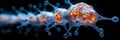 Dense, intricate synaptic webs inspired by neural connections with branching pathways