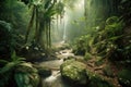 Dense Jungle with Hidden Waterfalls Glimpse into a Pristine Paradise