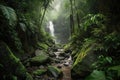 Dense Jungle with Hidden Waterfalls Glimpse into a Pristine Paradise