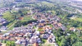 A dense and spacious residential area - stock photo