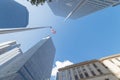 Dense of tall skyline buildings in downtown Dallas, Texas, USA w Royalty Free Stock Photo