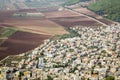 Densely populated city and fertile fields, Israel