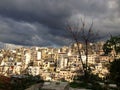 Densely populated city of Tripoli, Lebanon. Royalty Free Stock Photo