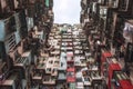 Densely populated housing estate, apartment building, Quarry Bay, Hong Kong Island, Hong Kong, China, Asia Royalty Free Stock Photo