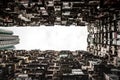 Densely populated housing estate, apartment building, Quarry Bay, Hong Kong Island, Hong Kong, China, Asia Royalty Free Stock Photo