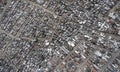 Densely populated township in south africa, from above Royalty Free Stock Photo