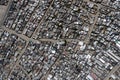 Densely populated township in south africa, from above Royalty Free Stock Photo