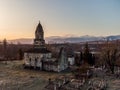 Densus Church, a very old church in Romania Royalty Free Stock Photo