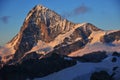 Dent Blanche at sunset Royalty Free Stock Photo