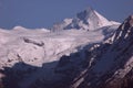 Dent D'Herens and Mont Mines Glacier Royalty Free Stock Photo