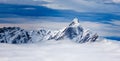 The Dent d'HÃÂ©rens is a mountain in the Pennine Alps, lying on t