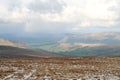 Dent Dale from Whernside. Royalty Free Stock Photo