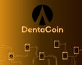 Dentacoin blockchain connected style background