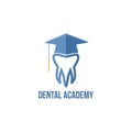 Dental academy logo vector design