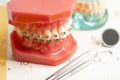 Dental appointment reminder in calendar, healthy teeth, dental health care