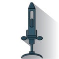 dental aspirating syringe. Vector illustration decorative design