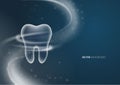 Dental background design Royalty Free Stock Photo