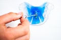 Dental Blue Removable Brace or Retainer for Teeth, Orthodontic