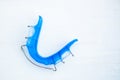 Dental Blue Removable Brace or Retainer for Teeth, Orthodontic