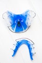 Dental Blue Removable Braces or Retainers for Teeth, Orthodontic