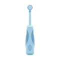 Dental brush vector icon.Cartoon vector icon isolated on white background dental brush.