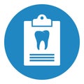 Dental card or patient medical records