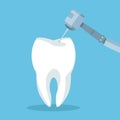 Dental care cartoons and icons Royalty Free Stock Photo