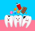 Effects of sugar to teeth.