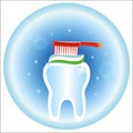 Dental care medical icon