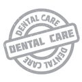 Dental Care rubber stamp