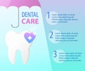 Dental Tooth Health Umbrella Protection Concept Royalty Free Stock Photo