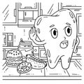 Dental Care Tooth Refusing Junk Food Coloring