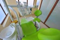 Dental chair and utensils (doctors office) Royalty Free Stock Photo