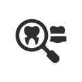 Dental checkup icon