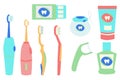 Dental clean tools set