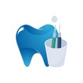 Dental Clinic dentistry Logo or icon vector template design
