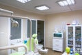 Dental clinic interior. Dentistry, medicine and stomatology concept