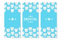 Dental clinic teeth banners