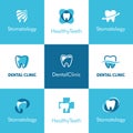 Dental Clinic Teeth Logo