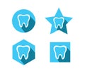 dental dentistry vector icon symbol logo design