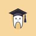 Dental education filled outline colorful logo