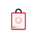 Dental entry, . Dentist. Vector illustration. EPS 10