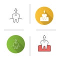 Dental extraction icon