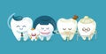 Dental family Royalty Free Stock Photo