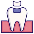 Dental fillings LineColor