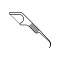 Dental Flossing Tool Icon Royalty Free Stock Photo