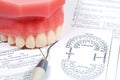 Dental Form Royalty Free Stock Photo